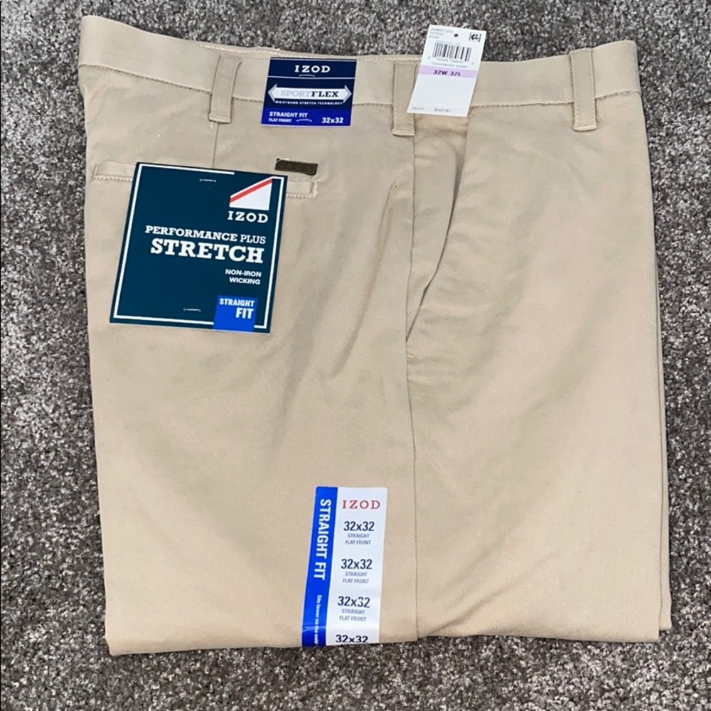 IZOD Straight fit pants